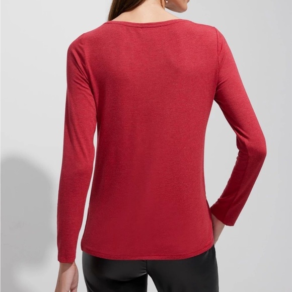 White House black market Burgundy long sleeve NWT woman’s size large - Picture 2 of 12